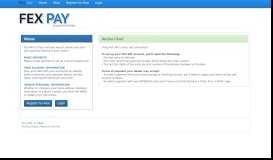 
							         FEX PAY - Home								  
							    