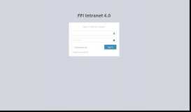 
							         FFI Intranet 4.0 - Future Focus Infotech								  
							    