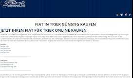 
							         Fiat in Trier günstig kaufen | Lieferservice Trier - Auto Seubert GmbH								  
							    