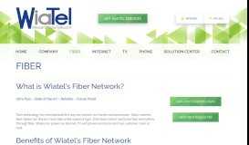 
							         Fiber | Western Iowa Telecom - Wiatel								  
							    