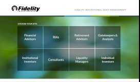 
							         Fidelity Institutional Asset Management								  
							    