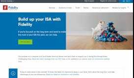 
							         Fidelity International | ISAs, Shares, Funds & Pensions (SIPPs)								  
							    