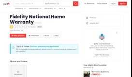 
							         Fidelity National Home Warranty - 26 Reviews - Local ...								  
							    