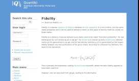 
							         Fidelity | Quantiki								  
							    