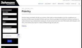 
							         Fidelity - Rehmann								  
							    