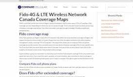 
							         Fido 4G & LTE Network Coverage Maps - Compare Cellular								  
							    