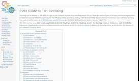 
							         Field Guide to Esri Licensing - GIS Wiki | The GIS Encyclopedia								  
							    