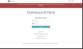
							         Field Research Portal - Pearson								  
							    