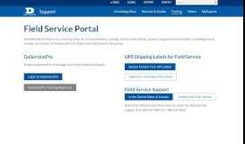 
							         Field Service Portal :: Daktronics								  
							    
