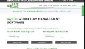 
							         Field Service Software - myFLO								  
							    