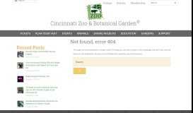 
							         Field Trip Registration Portal - Cincinnati Zoo & Botanical Garden®								  
							    