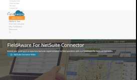 
							         FieldAware for NetSuite								  
							    