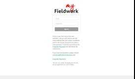 
							         Fieldwork Education - Sign In								  
							    