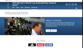 
							         FIFA Women's World Cup France 2019™ - Organisation - FIFA.com								  
							    