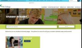 
							         Fife College Student Intranet								  
							    