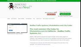 
							         Fight red light camera tickets by Redflex Traffic Systems ...								  
							    