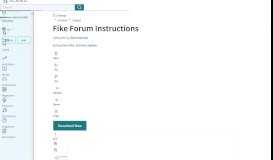 
							         Fike Forum Instructions | Internet Forum | Websites - Scribd								  
							    