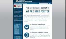 
							         File an Insurance Complaint - Florida Department of Financial Services								  
							    