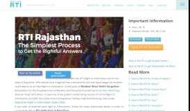 
							         File RTI Rajasthan Online in Simple Steps-RTI Guide@OnlineRTI.com								  
							    