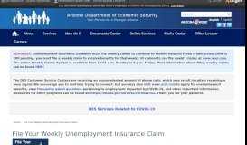 
							         File Your Weekly Unemployment Insurance Claim | Arizona ...								  
							    