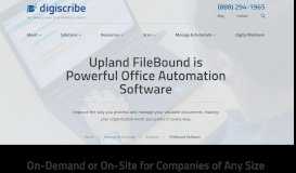 
							         FileBound Document Management Software; Digiscribe								  
							    
