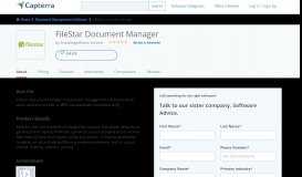 
							         FileStar Document Manager Reviews and Pricing - 2020								  
							    