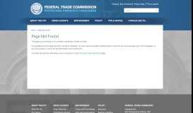 
							         Filing A Complaint | Federal Trade Commission								  
							    