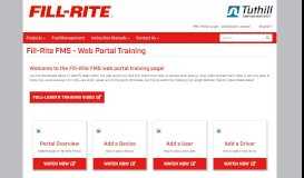 
							         Fill-Rite FMS - Web Portal Training - FillRite								  
							    