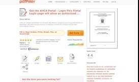 
							         Fillable Online AHCA Portal - Login This Portal Login page will allow ...								  
							    