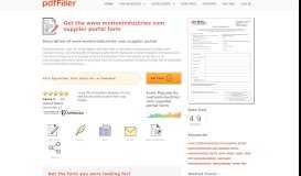 
							         Fillable Online Contract Participation Form - Motion Supplier Portal ...								  
							    