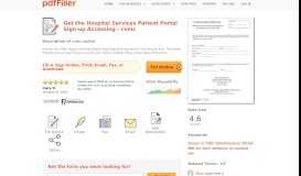 
							         Fillable Online cvmc Hospital Services Patient Portal Sign-up ...								  
							    