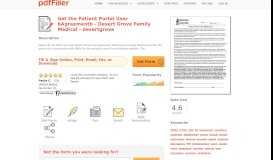 
							         Fillable Online desertgrove Patient Portal User bAgreementb - Desert ...								  
							    