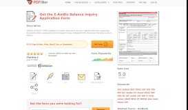 
							         Fillable Online E-AmBiz Balance Inquiry Application Form Fax ...								  
							    