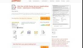 
							         Fillable Online eCHN Portal Access Application Form - electronic ...								  
							    