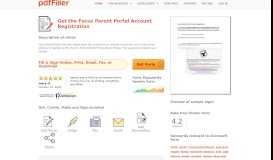 
							         Fillable Online Focus Parent Portal Account Registration Fax Email ...								  
							    