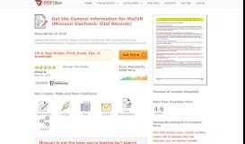 
							         Fillable Online General Information for MoEVR (Missouri ...								  
							    