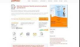 
							         Fillable Online Hanover Family Practice Patient Portal Associates, LLC ...								  
							    