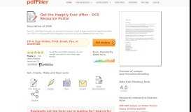 
							         Fillable Online Happily Ever After - OCS Resource Portal Fax Email ...								  
							    