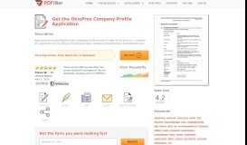 
							         Fillable Online OkiePros Company Profile Application Fax ...								  
							    