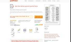 
							         Fillable Online Parent Portal - Delran Township School District ...								  
							    