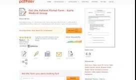 
							         Fillable Online Patient Portal Form - Karle Medical Group Fax Email ...								  
							    