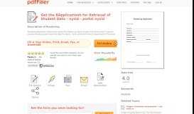 
							         Fillable Online portal nysid BApplicationb for Retrieval of Student Data ...								  
							    