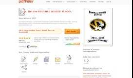 
							         Fillable Online ROULHAC MIDDLE SCHOOL Fax Email Print - PDFfiller								  
							    