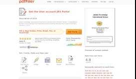 
							         Fillable Online User account JKS Portal Fax Email Print - PDFfiller								  
							    