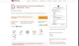 
							         Fillable Online wcjc How to Log in to Blackboard - WCJC.edu ...								  
							    