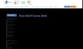 
							         Final UKCAT Scores 2018 - The Medic Portal								  
							    
