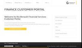 
							         Finance Customer Portal | Renault - Renault Australia								  
							    