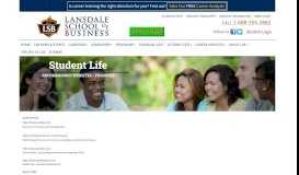 
							         Finances - Lansdale School of Business								  
							    