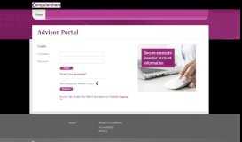 
							         Financial Advisor Portal - Computershare								  
							    