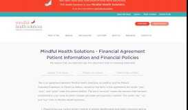 
							         Financial Agreement - TMSTMS - TMS Health Solutions								  
							    